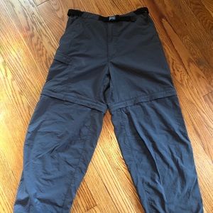 REI vintage dark slate hiking pants